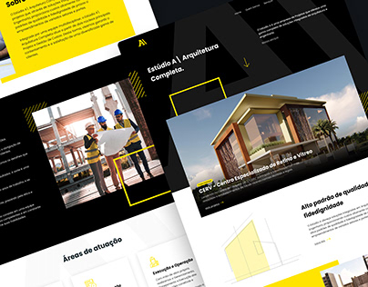 Redesign Website - Estúdio A/ Arquitetura