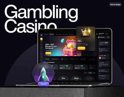 Gambling Casino Website Dashboard
