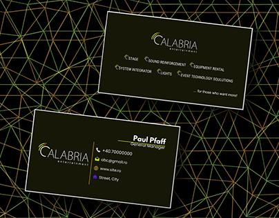 Events Business Card
