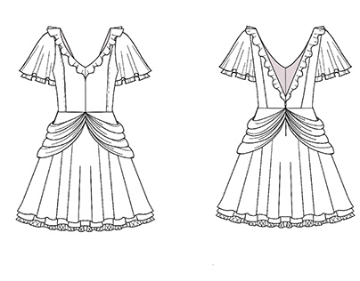 Eveningwear Dress - Design Process