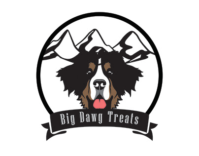 Logo for a pet treats company