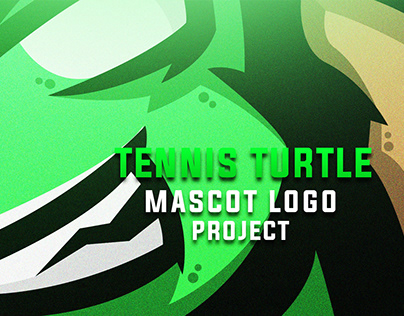 Tennis Turtle Mascot/Esports Logo Project