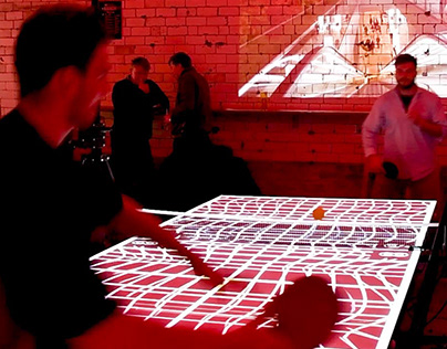 Projection Mapped Ping Pong | Asahi