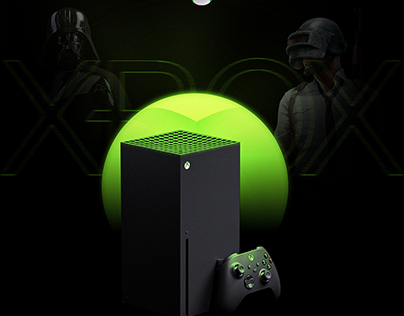 Xbox console Poster Design