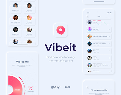 Vibe it: Mobile UI/UX for Streaming app