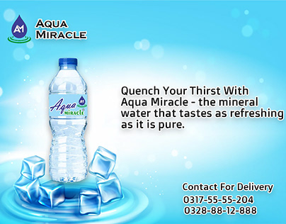Social Media Campaign for Aqua Miracle Water Company