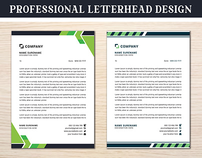Professional Letterhead design