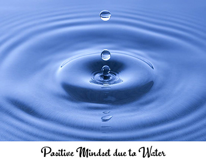 Positive Mindset due to Water - Social Media Post