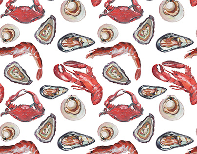 Project thumbnail - Shellfish Summer Pattern