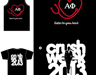 Alpha Delta Crush Week T-Shirts