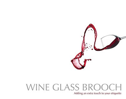 Concept Design- Wine Glass Brooch