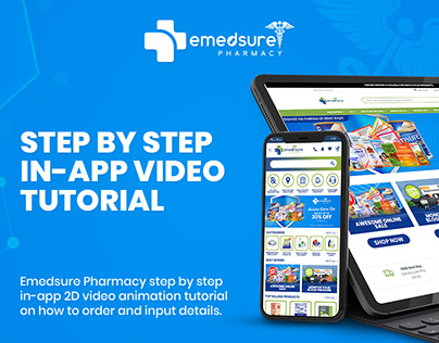 Emedsure Pharmacy In-App 2D Video Tutorial