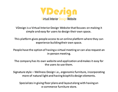 VDesign business proposal
