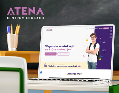 Strona internetowa Atena Centrum Edukacji