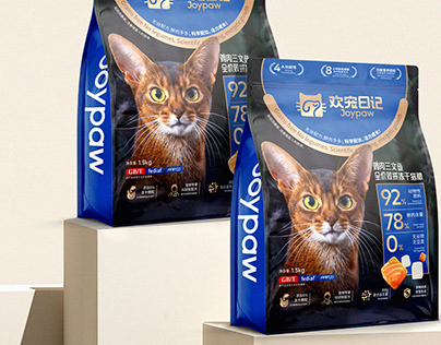 欢宠日记 猫粮包装设计 Cat food packaging design