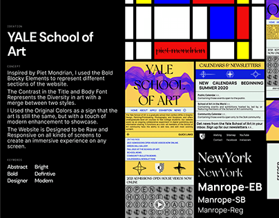 Yale School of Art - Website Refresh