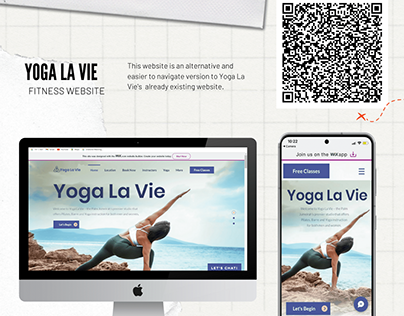 Yoga La Vie - Fitness Website