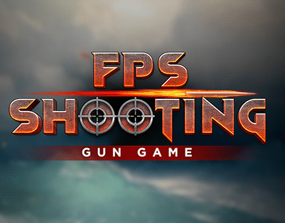 FPS shooting game title design