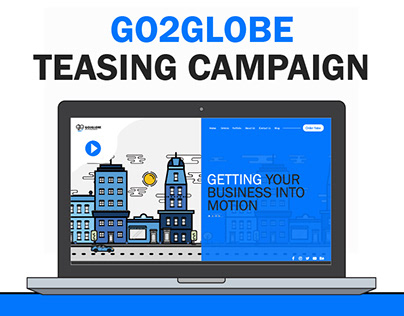 Go2Globe - Motion Graphic Website Teasing Campaign