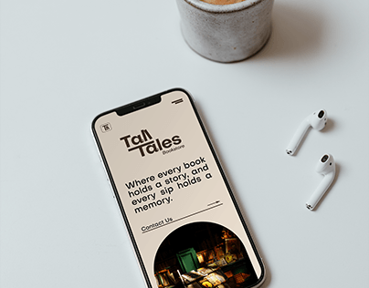 Tall Tales book store & cafe brand design