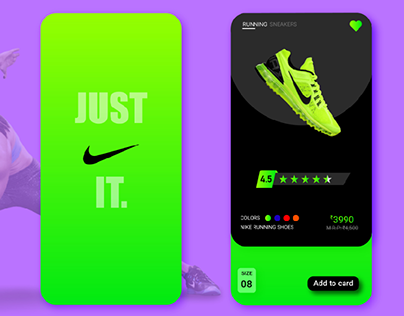 Nike online application design