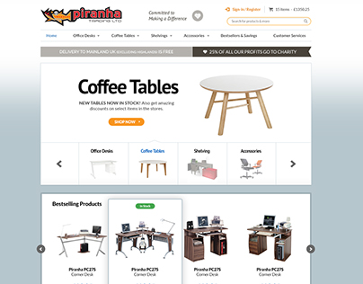 Mobile UI Web Site UX/UI FOR ONLINE FURNITURE STORE