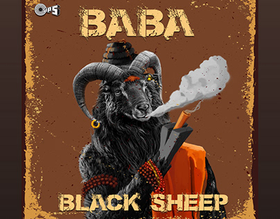 HIPHOP COVER ART , BABA BLACK SHEEP , RAP SONG