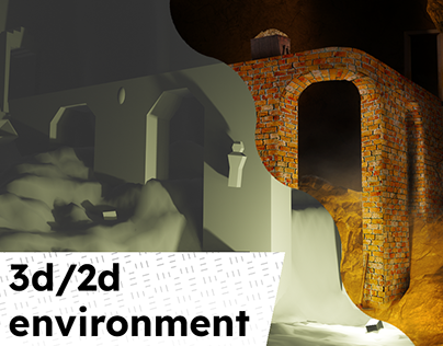 3d/2d environment paint-over