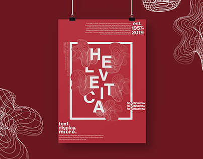 Typography Poster - Helvetica Now