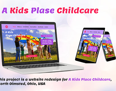Redesign for A Kids Place Childcare