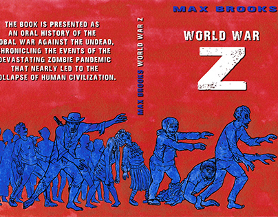 Alternative cover for Max Brooks' book "World War Z"