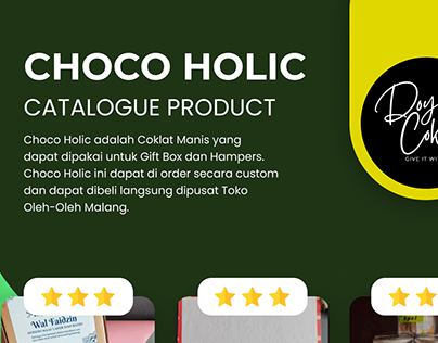 Choco Holic Catalog & Brochure Design