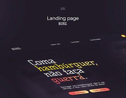 Landing page - Burg.