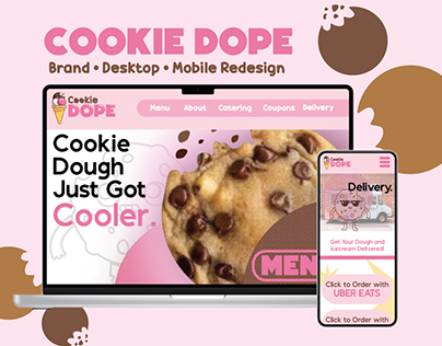 Cookie Dope Brand & Web Redesign