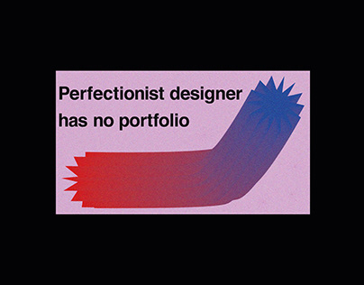 Perfectionist designer has no portfolio