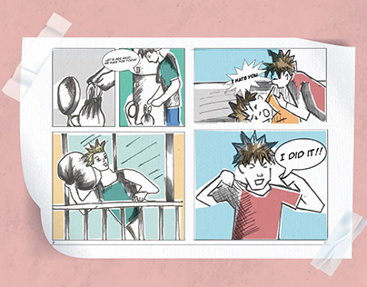Manga Style Storyboard