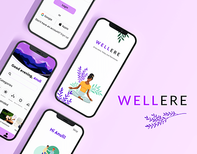 Wellere. Meditation app.