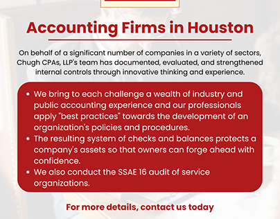 Accounting Firms in Houston | Chugh CPAs, LLP