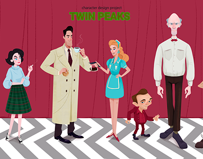 Twin Peaks characters design