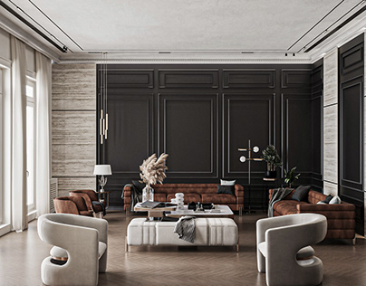 Neo classic living room - London UK