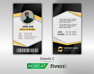 Corporative ID Card Design | Freelance Designer