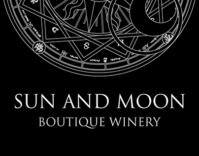 Sun and Moon Boutique Winery Logo / Catalogue