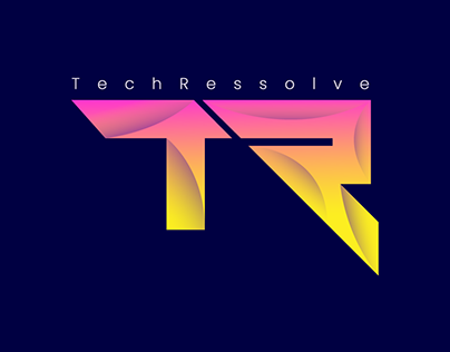Letter TR logo project