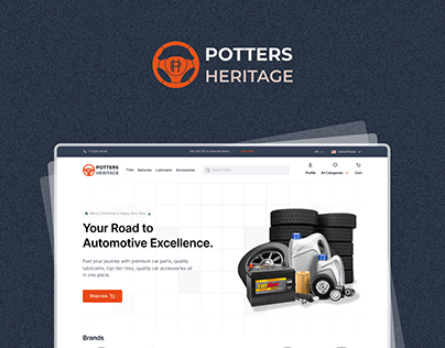 E-Commerce Landing Page for Car Parts and Accessories
