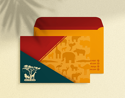 Zoo of Kenya - Envelope Design + Logo Design