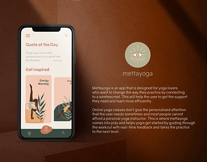 Mettayoga UX/UI Concept Design
