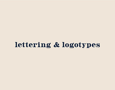 Lettering & Logotypes