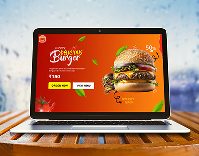 Burger banner for Burger king