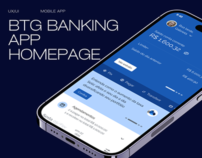 BTG Banking Homepage