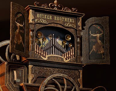 Victorian Barrel Organ